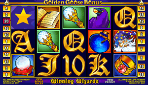Golden Goose Winning Wizards Slot Machine
