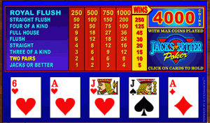 Jacks Or Better Video Poker