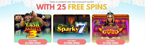 25 Free Spins at Silver Oak Casino 