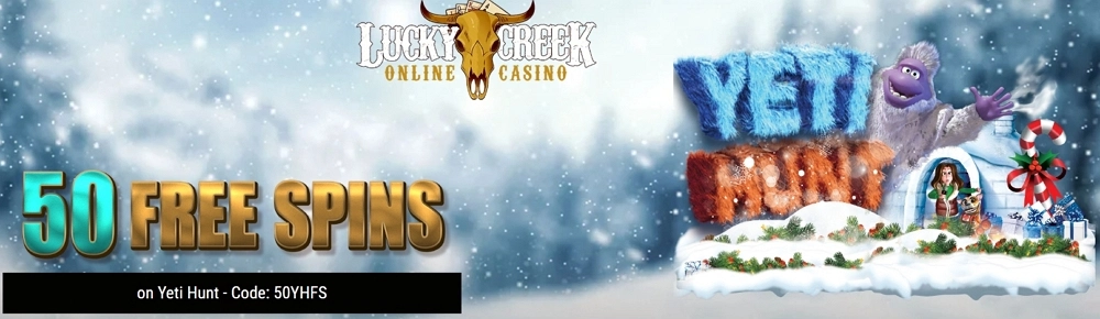 50 Free Spins At Lucky Creek Casino