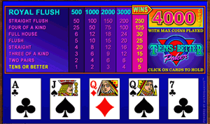 Tens-or-Better-Video-Poker