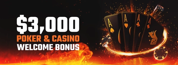 ,000 Poker & Casino Welcome Bonus