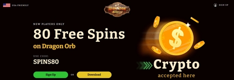 80 Free Spins At Highnoon Casino On Dragon Orb Slot