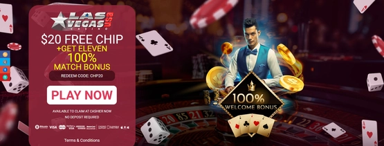 Las Vegas USA Casino $20 Free Casino Money Play Now!
